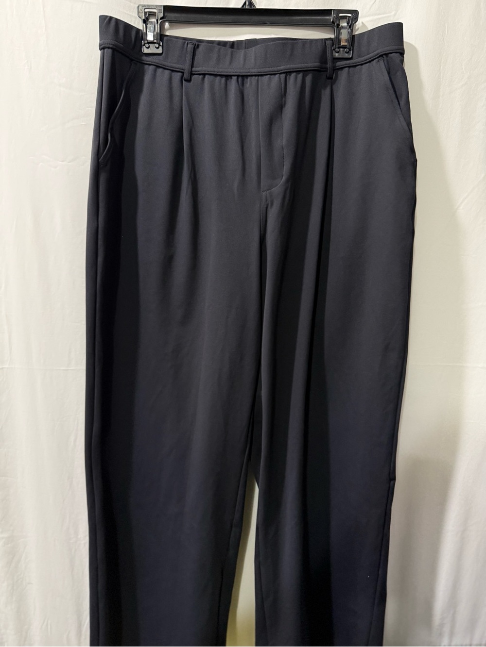 HALARA Black Relaxed Trousers with Belt Loops - Picture 1 of 6